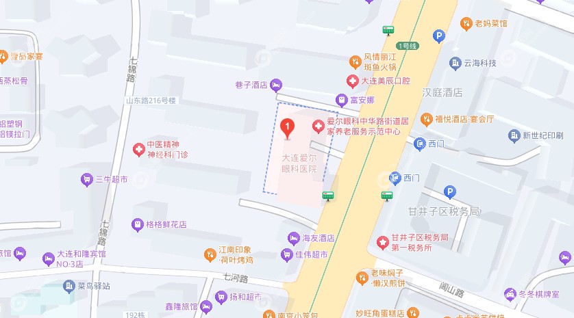 大连爱尔眼科医院地址