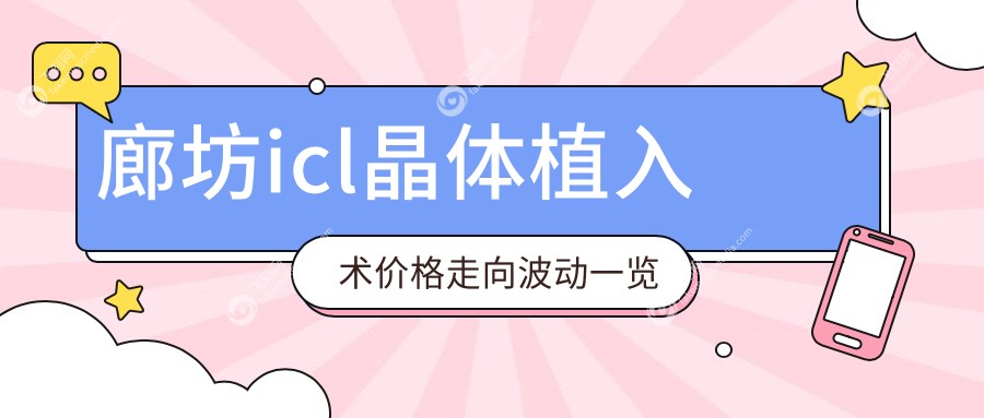 廊坊icl晶体植入术价格走向波动一览