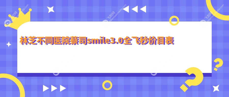 林芝不同医院蔡司smile3.0全飞秒价目表