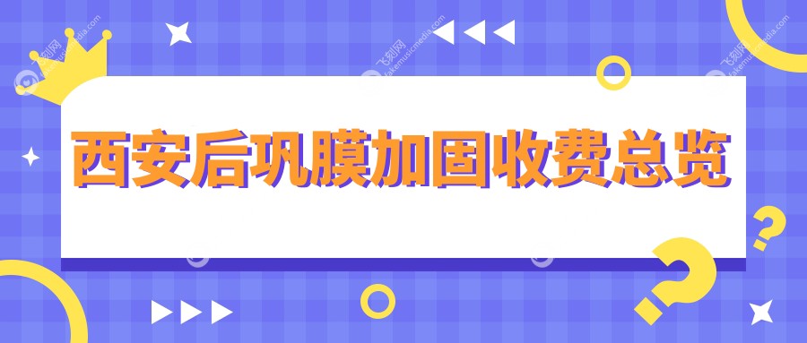 西安后巩膜加固收费总览