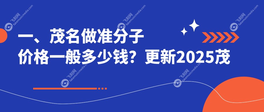 一、茂名做准分子价格一般多少钱？更新2025茂名准分子价目表