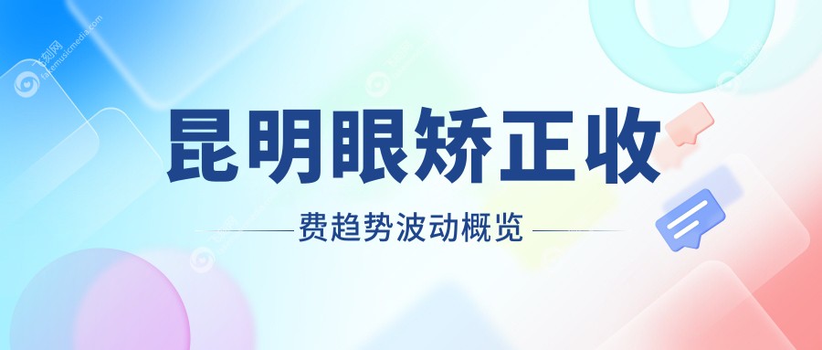 昆明眼矫正收费趋势波动概览