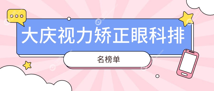 大庆视力矫正眼科排名榜单