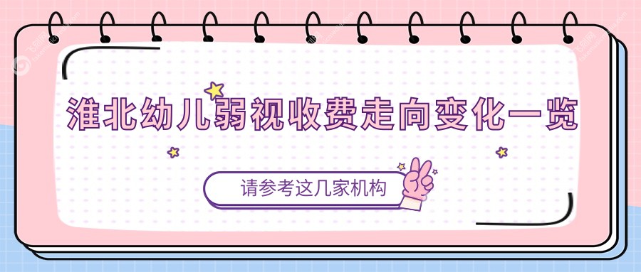 淮北幼儿弱视收费走向变化一览