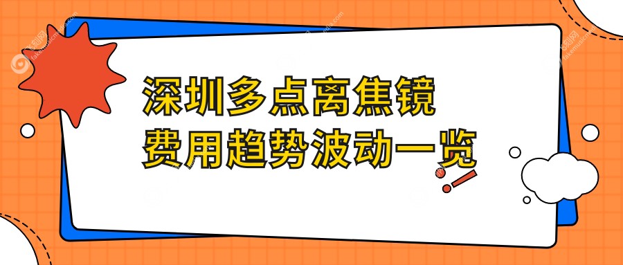 深圳多点离焦镜费用趋势波动一览