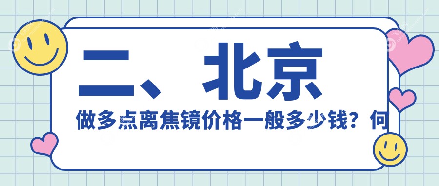二、北京做多点离焦镜价格一般多少钱？何氏1158、何氏1190、爱尔福康1489