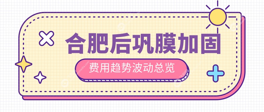 合肥后巩膜加固费用趋势波动总览