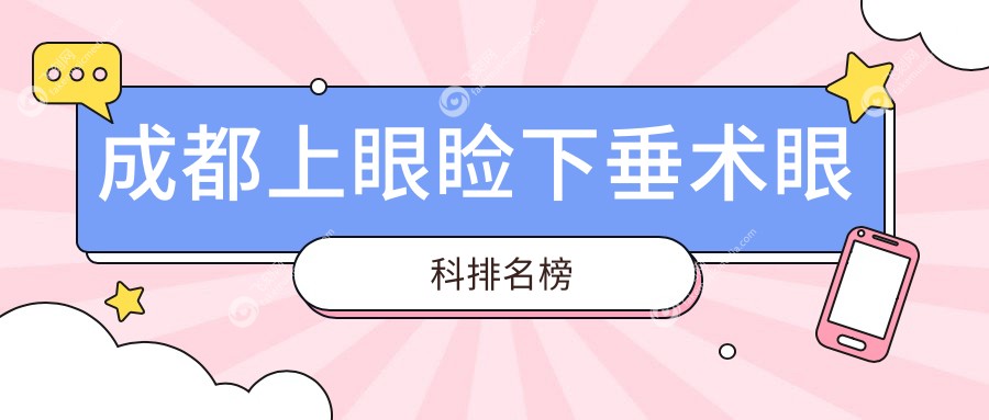 四川成都上眼睑下垂矫正术前必看，推荐小青草眼科医院等十大专业机构