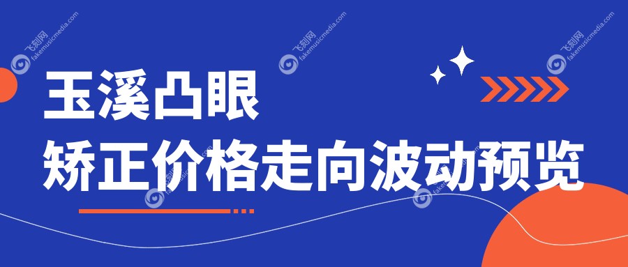 玉溪凸眼矫正价格走向波动预览