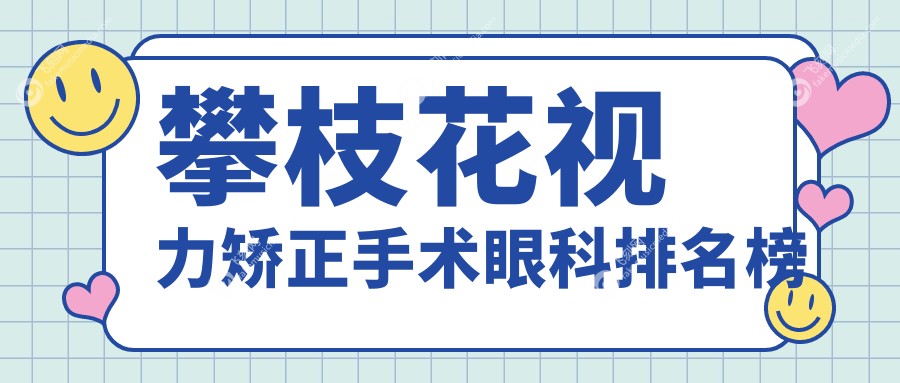 攀枝花视力矫正手术眼科排名榜