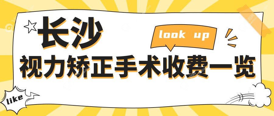 长沙视力矫正手术费用全解析：准分子与义眼收费大不同，必看指南！