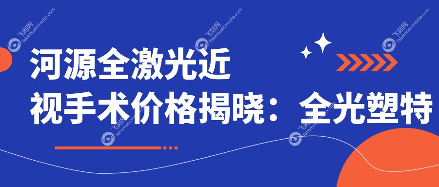 河源全激光近视手术价格揭晓：全光塑特惠15800元，详细费用一览