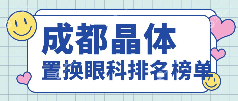 成都晶体置换眼科排名榜单