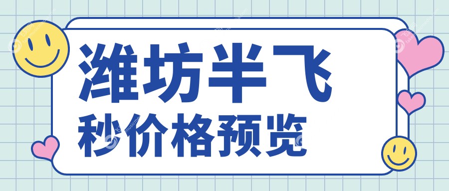 潍坊半飞秒价格预览