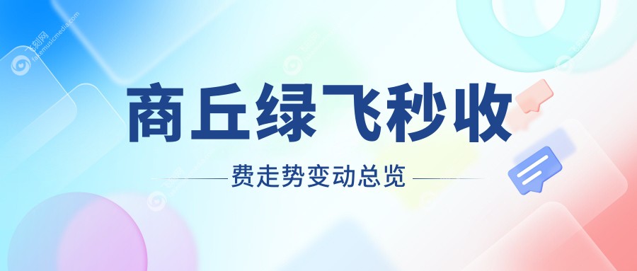 商丘绿飞秒收费走势变动总览