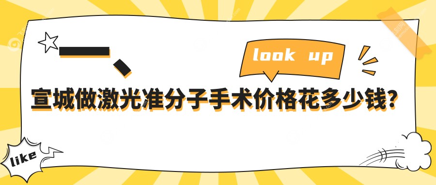 一、宣城做激光准分子手术价格花多少钱?发布2025宣城激光准分子手术价格表