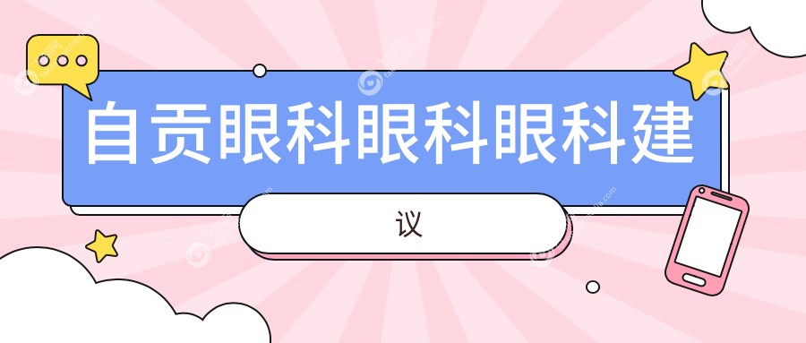 自贡眼科眼科眼科建议
