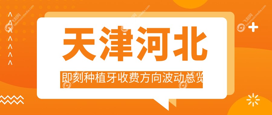 天津河北即刻种植牙收费方向波动总览
