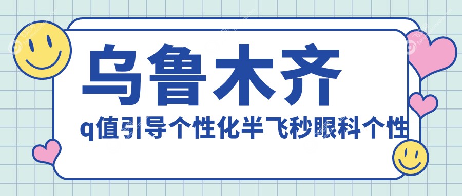 乌鲁木齐q值引导个性化半飞秒眼科个性化半飞秒价目单