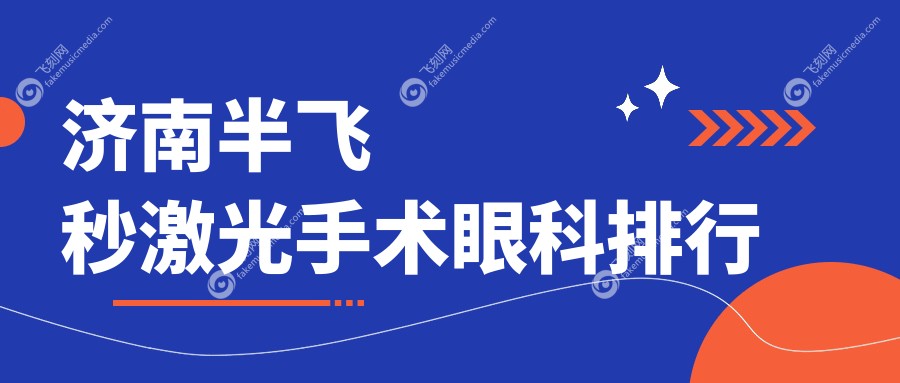 济南半飞秒激光手术眼科排行