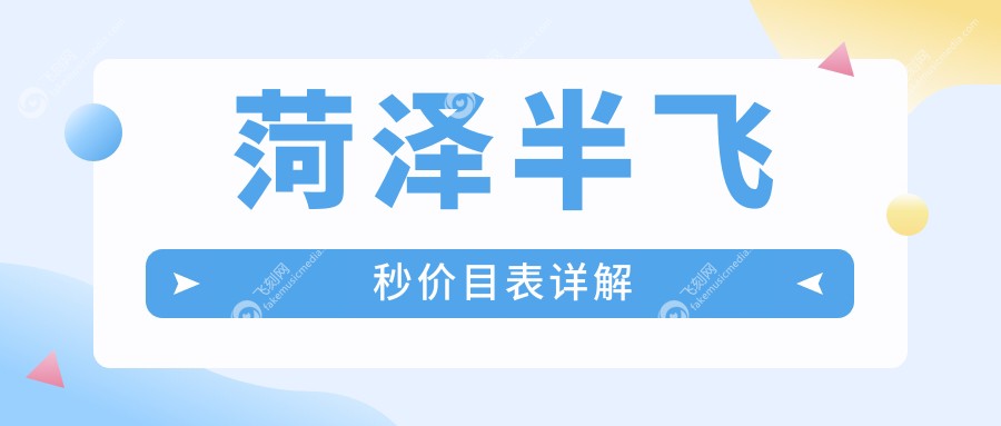 菏泽半飞秒价目表详解