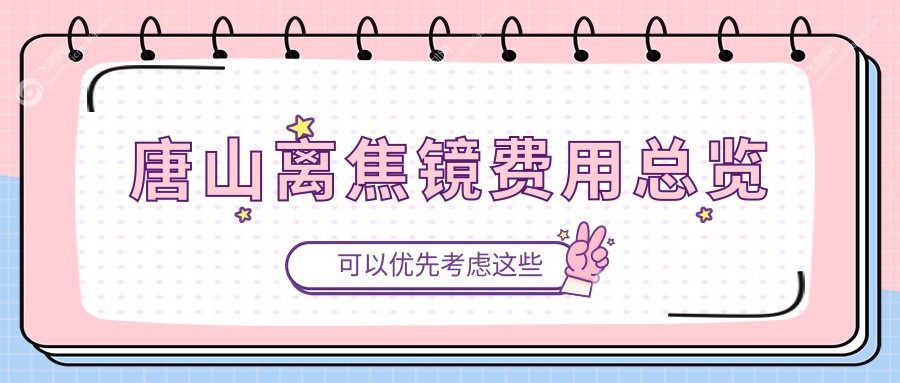 唐山离焦镜费用总览