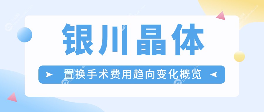 银川晶体置换手术费用趋向变化概览