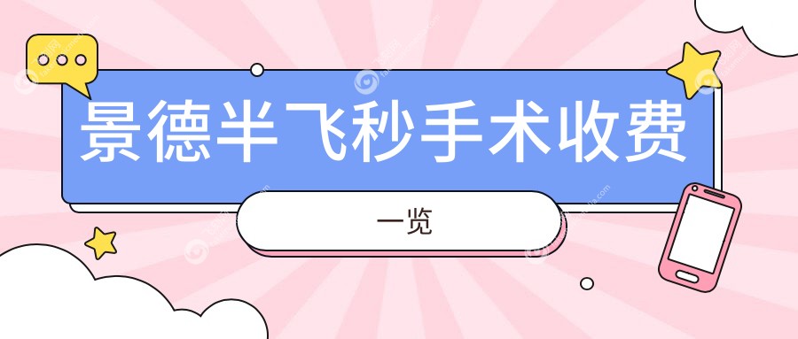 景德半飞秒手术收费一览